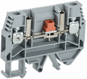 КВИ-6-И Клемма винтовая, измерительная 6мм2 (серый) ИЭК. Вид 1