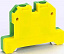 ЗН101-10-70A-PEN Клеммник наборный 70A 2-10 мм² (жёлто-зелёный) DEKraft. Вид 1.
