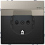 Розетка 16А с з/к и крышкой IP44 (никель) Merten D-Life Schneider Electric. Вид 1.