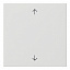 Накладка на жалюзийный выключатель (белый глянцевый) System 55 Gira. Вид 1.