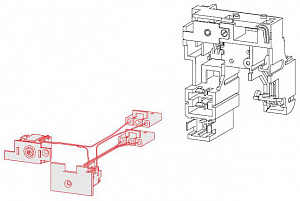 1SDA0 58263 R1 Контакт срабатывания защиты с дистанц. сбросом I1/4 TRIP RESET 24-30V PR12x Emax ABB. Вид 1