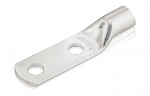 Наконечник каб. spec-kon, прямой, с 2-мя отверстиямимедь луженая, серый, 150x10мм, 150m10-2, 20 шт. ABB. Вид 1