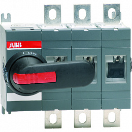OT400E04 Рубильник 4-полюсный на 400А (без ручки и переходника) ABB. Вид 1