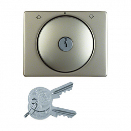 Накладка с замком к жалюзийному замочному выключателю (нержавеющая сталь) Arsys Berker. Вид 1