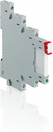 Реле в сборе CR-S024VADC1CRGS 24В AC/DC 1ПК(6А) винт. позол. конт. (реле с цоколем) ABB. Вид 1