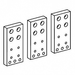 Запчасти стац.nw20/32: 3 коннект.п.нижн.присоед Schneider Electric. Вид 1