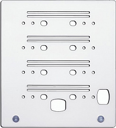 Пластина опорная MG2-QTB 991011 для маркировки клемм MG-CPM-01 (5 x 10 и 5 x 15 мм), 02, 03, 04, 07 TYCO. Вид 1