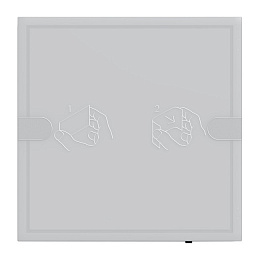 Сенсорный выключатель 4 KNX , 24V, 1-клавишный Gira. Вид 1