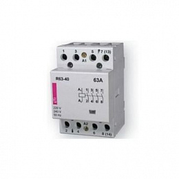 R 63-40 230V Модульный контактор 63А, 4НО ETI. Вид 1