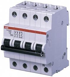S203MT K1NA Автоматический выключатель 3P+N, 1А, 10kA (хар-ка K) ABB. Вид 1