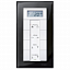 Рамка 2-постовая, sm б/перегородки (стекло черный оникс) Merten M-Elegance Schneider Electric. Вид 1.