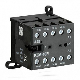KC6-40-Z Миниатюрное реле управления 3A 4НО 110В DC ABB. Вид 1