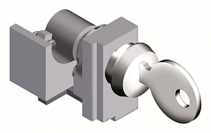 Блокировка выключателя в разомкнутом состоянии KLC T3 KEY LOCK RONIS WIT.OP/CL ABB. Вид 1