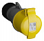 Розетка кабельная easy&safe 432ec4,32а,3p+n+e,ip44,4ч ABB. Вид 1.