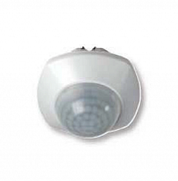 N9611.71 Датчик присутствия Zenit, ИК, потолочный, 360 град., 1200 Вт, с дополнительным сухим контактом на 2А (белый) ABB. Вид 1