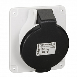 Розетка панельная, угловая винт 16a 3pne 480-500 IP44 Schneider Electric. Вид 1
