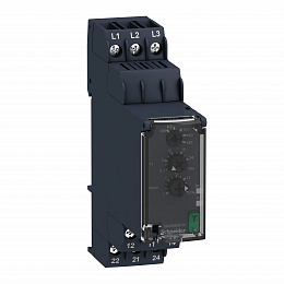 Реле контр. черед., обрыва, ассим. фаз, 2С/О, 8А, 380-480В Schneider Electric. Вид 1
