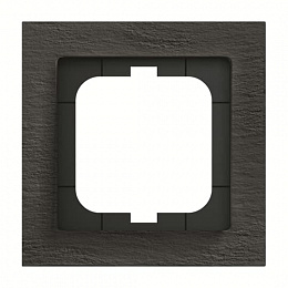 1721-290 Рамка 1-постовая (сланец) Axcent ABB. Вид 1