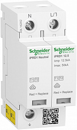 УЗИП iPRD1 12.5r 1P+N 50kA КЛАСС 1+2 с картриджем Schneider Electric. Вид 1