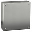 Клеммная коробка цельнометаллическая IP66 sbx 200x200x80 нержавеющая сталь Schneider Electric. Вид 1.