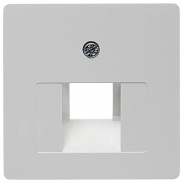 Накладка для розетки UAE-DAT (полярная белизна, глянцевый) Berker. Вид 1