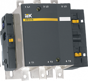 КТИ-5185 Контактор 3-полюсный, 185А, 230В/АС3 IEK. Вид 1