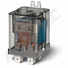 Реле с 1 перекидным контактом (~24B AC) 20A Finder. Вид 1