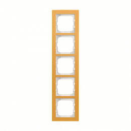 1725-225 Рамка 5-постовая, Axcent, стекло, солнечный свет ABB. Вид 1