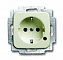 20 EUCBL-212 Розетка Schuko с индикацией LED, Duro, слоновая кость ABB. Вид 1.