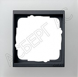 Рамка 1-постовая (белый, матовый) Event GIRA. Вид 1