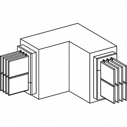 секция угловая плашмя огнестойкая Schneider Electric. Вид 1