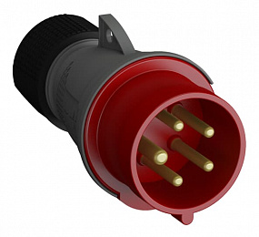 Вилка кабельная easy&safe 432ep3,32а,3p+n+e,ip44,3ч ABB. Вид 1