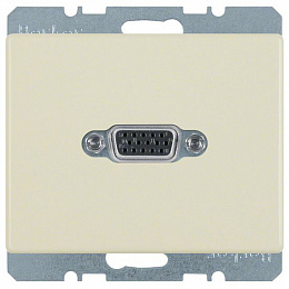 Розетка VGA (белый, глянцевый) Arsys Berker. Вид 1