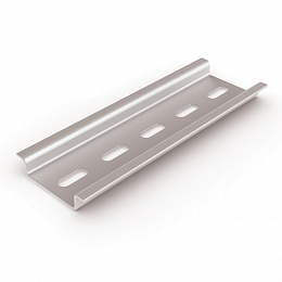 DIN-рейка (100см) перфорированная оцинкованная 1мм ИЭК. Вид 1