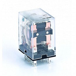 ПР-102-2-5A-24В-DC Промежуточное реле 2ПК с LED инд. 5А 24В DC DEKraft. Вид 1