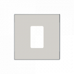 8555 DN Накладка для механизма разъёма VDI, 1-пост, SKY, Дюна ABB. Вид 1