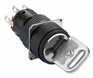 Переключатель, 16мм, xb6eag222p Schneider Electric. Вид 1