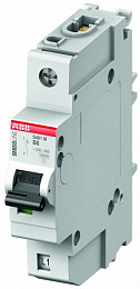 S401E B8 Автоматический выключатель 1-полюсный, 8A, 6kA (хар-ка B) ABB. Вид 1