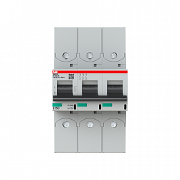 S803P K100 R Автоматический выключатель, 3-полюсный, 100А, 50kA, с кольцевой клеммой (хар-ка K) ABB. Вид 1