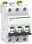 iC60N 3P 50А Автоматический выключатель 3-полюсный, 50А, 6кА (хар-ка B) Schneider Electric. Вид 3.