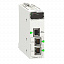 Модуль factorycast ethernet (3 порт),лак Schneider Electric. Вид 1.