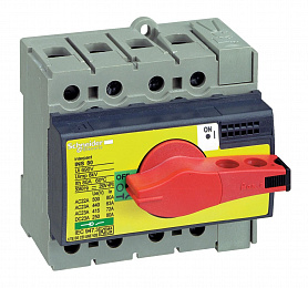Выключатель-разъед. ins63 3p крас.-желт. Schneider Electric. Вид 1