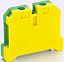 ЗН101-16-100A-PEN Клеммник наборный 100A 3-16 мм² (жёлто-зелёный) DEKraft. Вид 1.