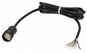 Разъем м23 с кабелем 10 жил xccpm23121l10 Schneider Electric. Вид 1