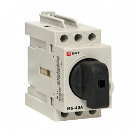 MS-40A Рубильник модульный 3-полюсный, 40А EKF. Вид 1