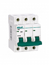 ВА-103 Автомат 3-х полюсный 10А 6кА (хар-ка С) DEKraft Schneider Electric. Вид 1