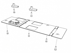 NOR  Дополнительный контакт для XR00 1НО (набор) ABB. Вид 1