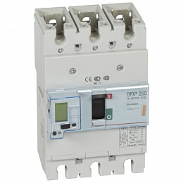 DPX3 250 Электронный 3-х полюсный автомат 40A, 25kA Legrand. Вид 1
