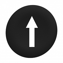 Колпачок толкателя для кнопки 22мм черный, заподлицо, пластик Schneider Electric. Вид 1