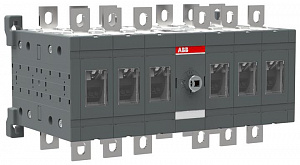 Рубильник реверсивный OT250E33C 6ти полюсный ABB. Вид 1